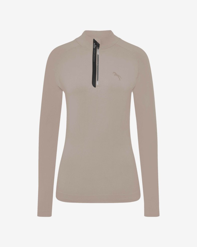 eaSt Shirt Seamless long sleeve - driftwood