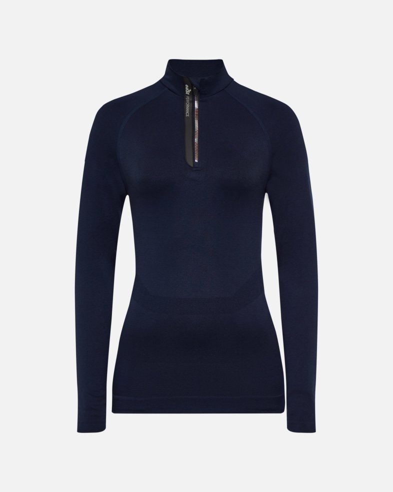 eaSt Shirt Seamless long sleeve - midnight blue