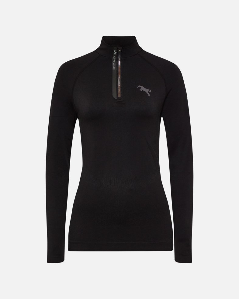 eaSt Shirt Seamless long sleeve - black